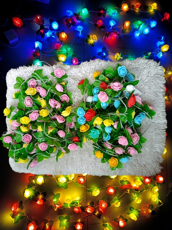 160 পিস গোলাপের LED লাইটিং সেট - ফ্রি হোম ডেলিভারি